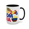 Colombia Soccer Accent Coffee Mug, 2026 World Cup Fan Gift, Sports Enthusiast Mug, Celebration Drinkware, Travel Souvenir