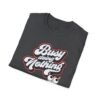 Busy Doing Nothing Unisex Softstyle T-Shirt,  Fun Graphic Tee for Relaxing Days, Gift for Lazy Days, Cute Cat Design