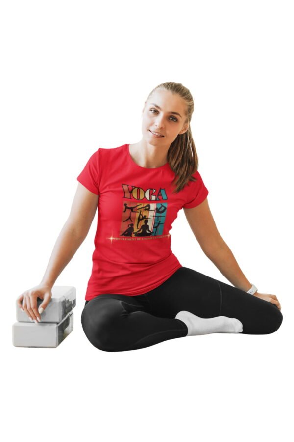 Yoga Women's Softstyle Tee, Comfortable Yoga Shirt, Fitness Apparel, Casual Wear, Mindfulness Gift, Active Lifestyle Top