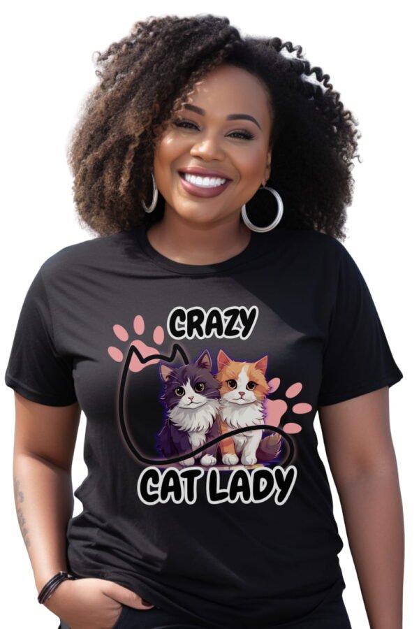 Cat Lady T-Shirt, Funny Pet Lover Shirt, Gift for Cat Owners, Cute Animal Tee, Crazy Cat Lady Clothing, Funny Cat Apparel
