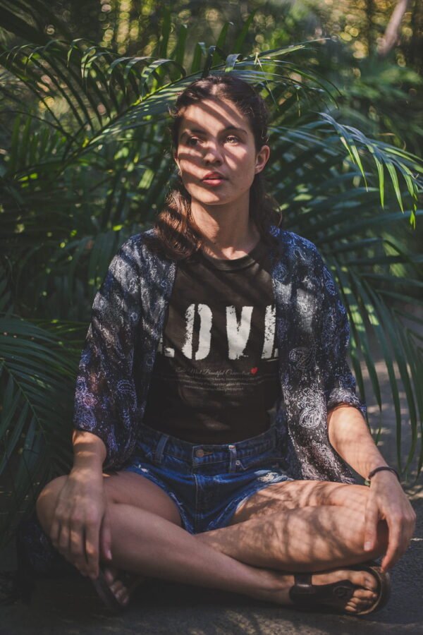 Love Statement Women's Cotton Tee,  Casual Everyday Wear, Gift for Her, Valentine's Day, Inspirational Shirt, Cute Graphic Tee