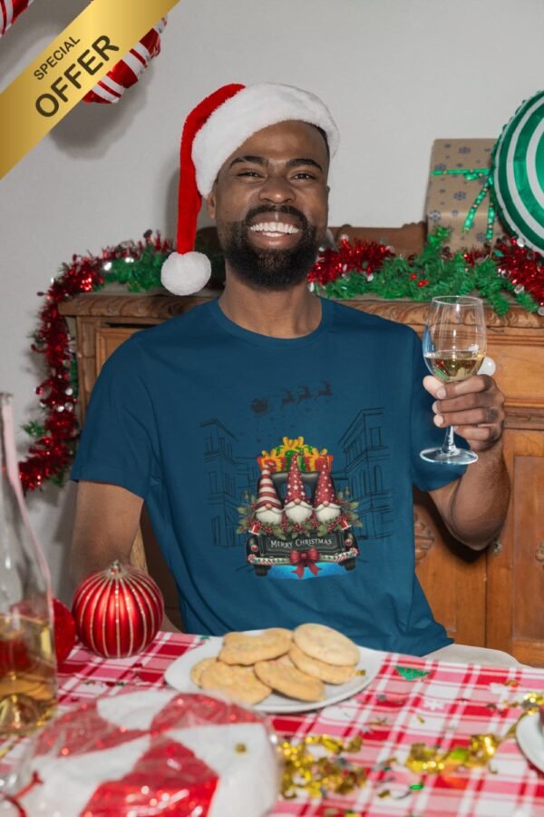 Festive Christmas Truck Unisex Softstyle T-Shirt Festive Christmas Truck Unisex Softstyle T-Shirt