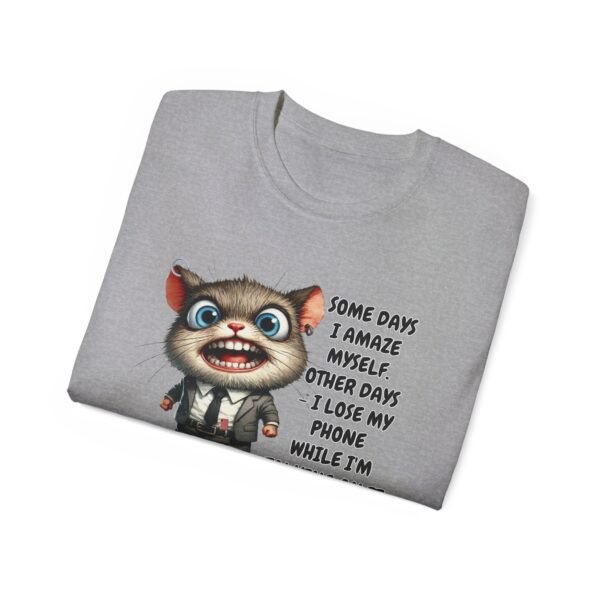 Funny Cat Graphic Tee for Cat Lovers, Humor T-Shirt, Unisex Gift, Casual Wear, Birthday Present, Pet Owner Apparel