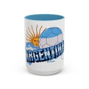 10050814715376364775_2048.jpeg Accent Argentina 2026 Coffee Mug, Ceramic Cup (11/15oz) , World Cup Gift, Argentina Pride, BPA-Free, Glossy Finish, Coffee Lovers, Tea Mug