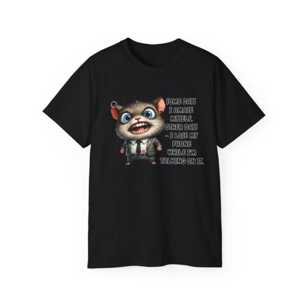 Funny Cat Graphic Tee for Cat Lovers, Humor T-Shirt, Unisex Gift, Casual Wear, Birthday Present, Pet Owner Apparel