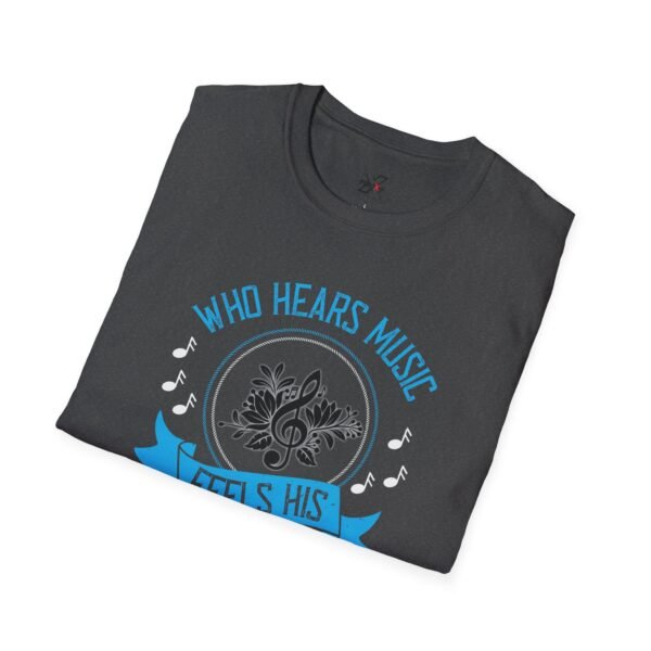 Musical Solitude T-Shirt, Music Lover Gift, Unisex Tee, Relaxed Fit Shirt, Casual Wear, Poetry Inspired Apparel