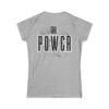 Empowering Women's Softstyle Tee, Girl Power Design