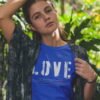 Love Statement Women's Cotton Tee,  Casual Everyday Wear, Gift for Her, Valentine's Day, Inspirational Shirt, Cute Graphic Tee