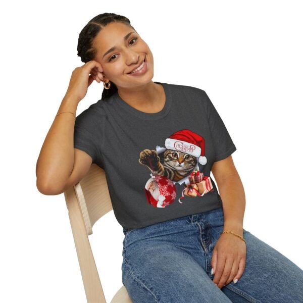 11042975086667193723_2048.jpeg Women's Christmas Cat T-Shirt