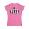Empowering Women's Softstyle Tee, Girl Power Design