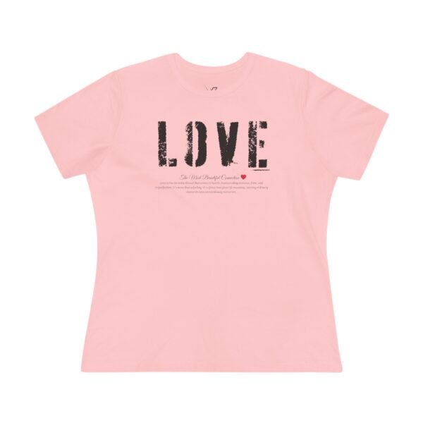 11388512251975904790_2048.jpeg Love Graphic Women's Cotton Tee, Casual Everyday Shirt, Perfect Gift for Valentine's Day, Self-Love, Birthday, Anniversary