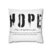 11418140795493473330_2048.jpeg Inspirational Pillow Case, Motivational Home Decor, Gift for Friends, Hope Decorative Pillow, Modern Living Room Accessory