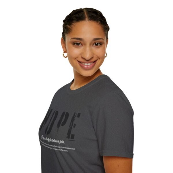 Hope Graphic Unisex Softstyle T-Shirt, Inspirational Apparel, Motivational Tee, Gift for Friends, Casual Wear, Everyday Comfort