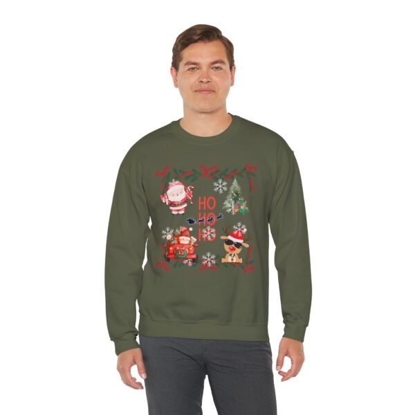 12154365630194202952_2048.jpeg Unisex Heavy Crewneck Sweatshirt, Christmas Sweatshirt, Holiday Apparel, Cozy Pullover, Unisex Crewneck, Soft Cotton Blend, Durable Fabric, Custom Print, Festive Gift