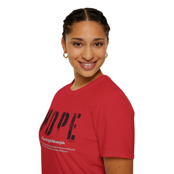 Hope Graphic Unisex Softstyle T-Shirt, Inspirational Apparel, Motivational Tee, Gift for Friends, Casual Wear, Everyday Comfort