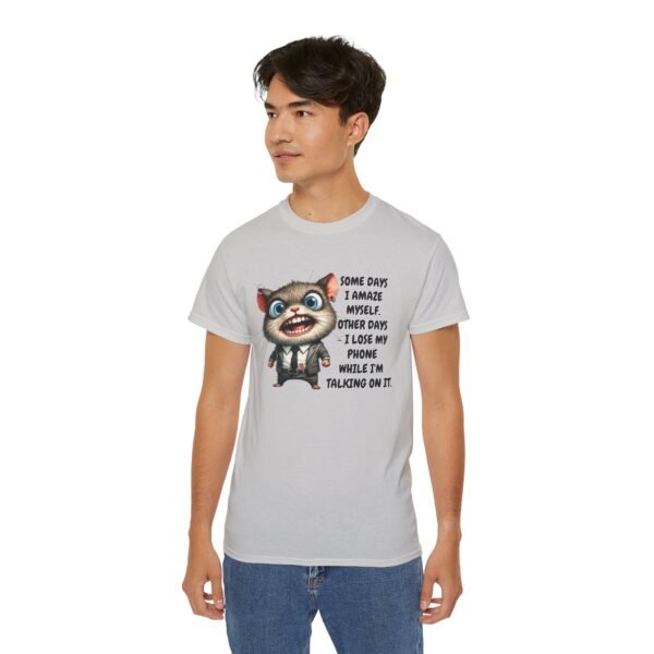 Funny Cat Graphic Tee for Cat Lovers, Humor T-Shirt, Unisex Gift, Casual Wear, Birthday Present, Pet Owner Apparel