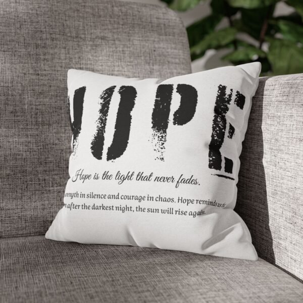 12482379413453699738_2048.jpeg Inspirational Pillow Case, Motivational Home Decor, Gift for Friends, Hope Decorative Pillow, Modern Living Room Accessory