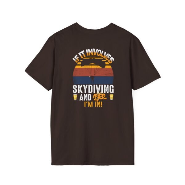 Adventure Skydiving T-Shirt, Skydiving Gift, Men Tee, Travel Shirt, Outdoor Fun, Beer Lover Apparel