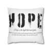 12728125728932031808_2048.jpeg Inspirational Pillow Case, Motivational Home Decor, Gift for Friends, Hope Decorative Pillow, Modern Living Room Accessory