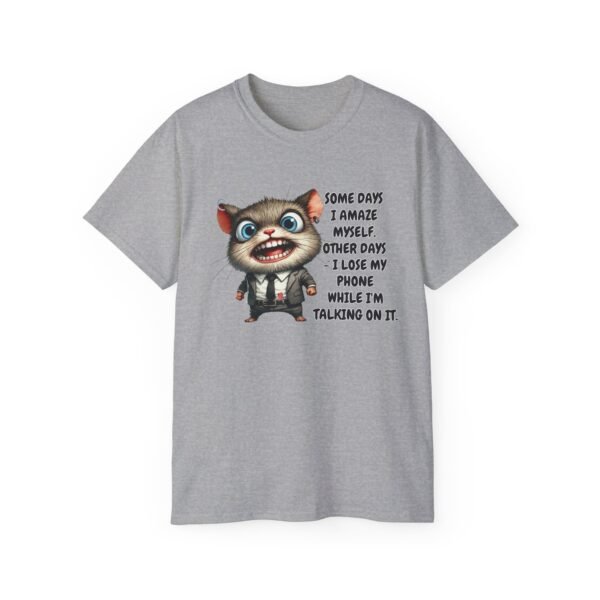 Funny Cat Graphic Tee for Cat Lovers, Humor T-Shirt, Unisex Gift, Casual Wear, Birthday Present, Pet Owner Apparel