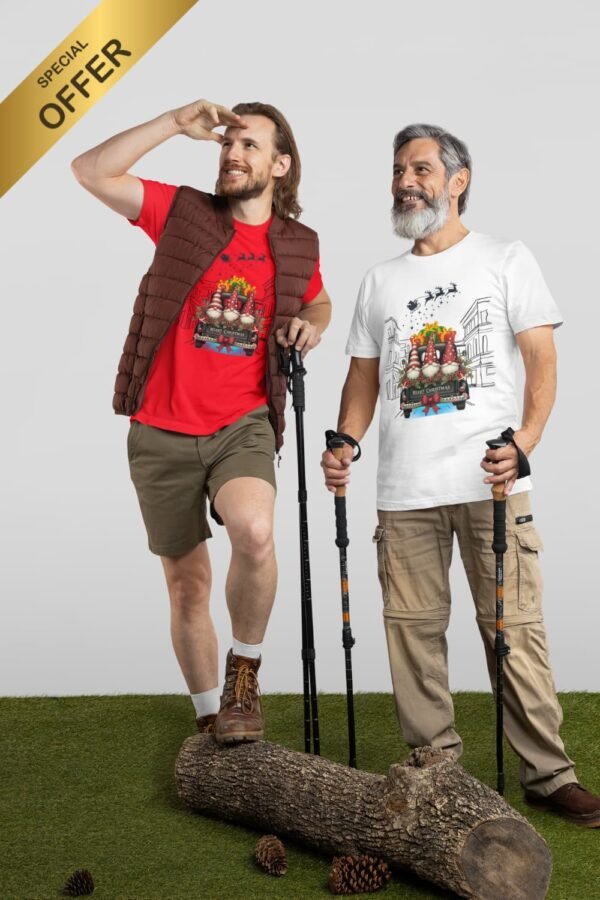 Festive Christmas Truck Unisex Softstyle T-Shirt Festive Christmas Truck Unisex Softstyle T-Shirt