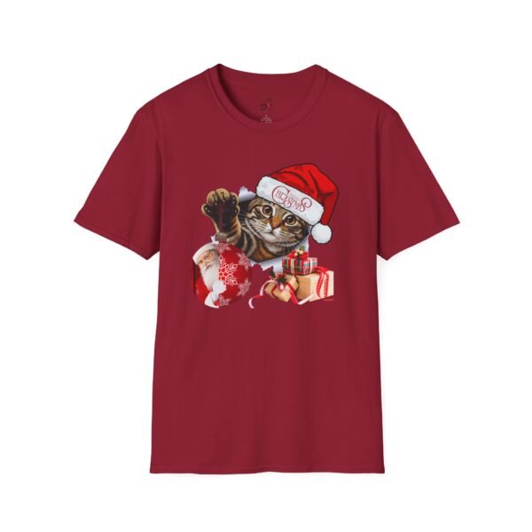 13208242049892416238_2048.jpeg Women's Christmas Cat T-Shirt