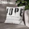 13338450256348942283_2048.jpeg Inspirational Pillow Case, Motivational Home Decor, Gift for Friends, Hope Decorative Pillow, Modern Living Room Accessory