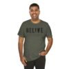 Inspirational Unisex Tee Belive Design, Motivational Shirt for Everyday Wear, Gifts for Friends and Family, Positive Affirmation Apparel