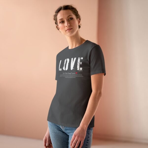 Love Statement Women's Cotton Tee,  Casual Everyday Wear, Gift for Her, Valentine's Day, Inspirational Shirt, Cute Graphic Tee