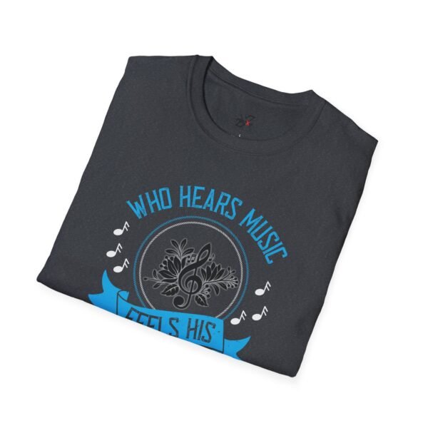 Musical Solitude T-Shirt, Music Lover Gift, Unisex Tee, Relaxed Fit Shirt, Casual Wear, Poetry Inspired Apparel