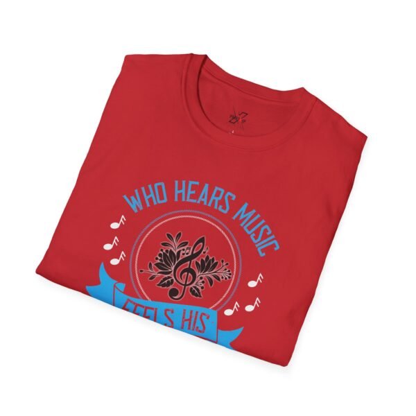 Musical Solitude T-Shirt, Music Lover Gift, Unisex Tee, Relaxed Fit Shirt, Casual Wear, Poetry Inspired Apparel