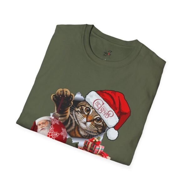 14345351220686096821_2048.jpeg Women's Christmas Cat T-Shirt