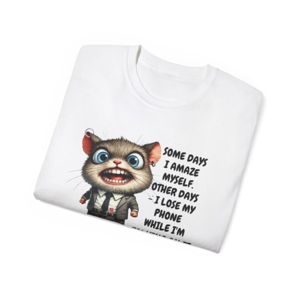 Funny Cat Graphic Tee for Cat Lovers, Humor T-Shirt, Unisex Gift, Casual Wear, Birthday Present, Pet Owner Apparel