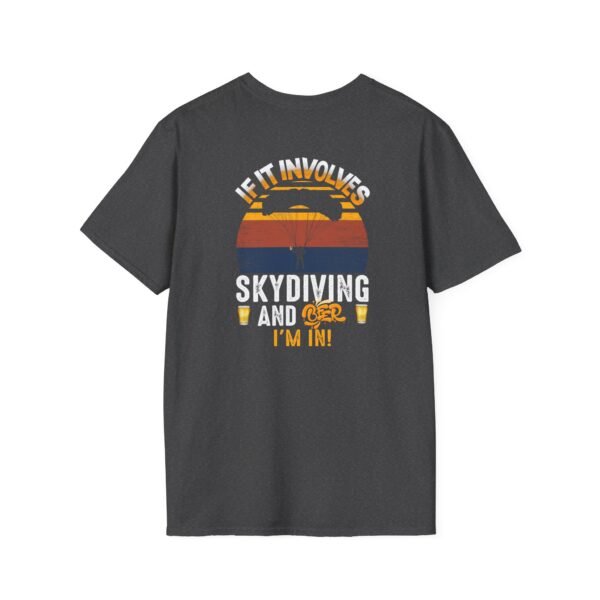 Adventure Skydiving T-Shirt, Skydiving Gift, Men Tee, Travel Shirt, Outdoor Fun, Beer Lover Apparel