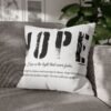 14900383330146795502_2048.jpeg Inspirational Pillow Case, Motivational Home Decor, Gift for Friends, Hope Decorative Pillow, Modern Living Room Accessory