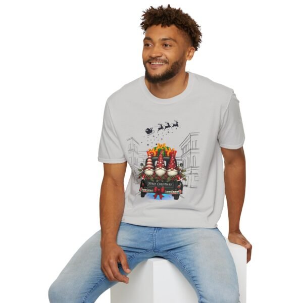 15188699776058239621_2048.jpeg Festive Christmas Truck Unisex Softstyle T-Shirt