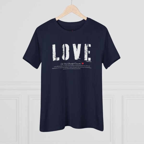 Love Statement Women's Cotton Tee,  Casual Everyday Wear, Gift for Her, Valentine's Day, Inspirational Shirt, Cute Graphic Tee