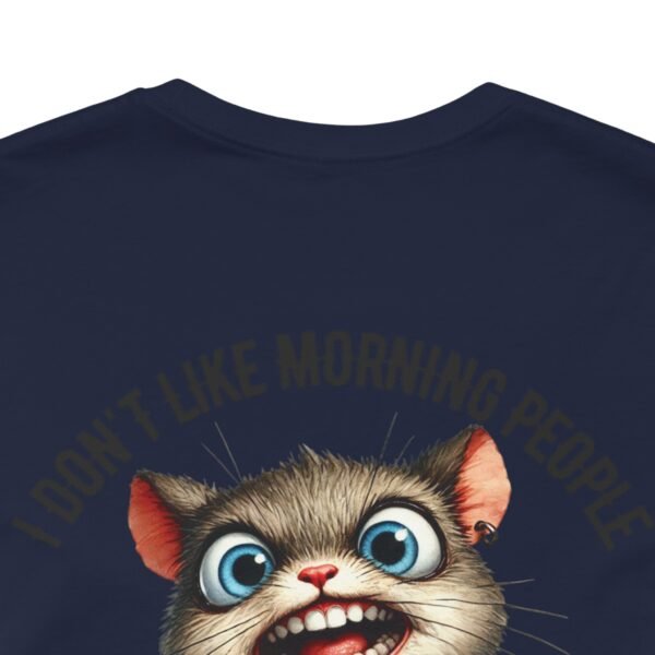 Funny Morning People Tee, Unisex Graphic T-Shirt, Casual Wear, Gift for Coffee Lovers, Humorous Retro Tee, Weekend Vibes