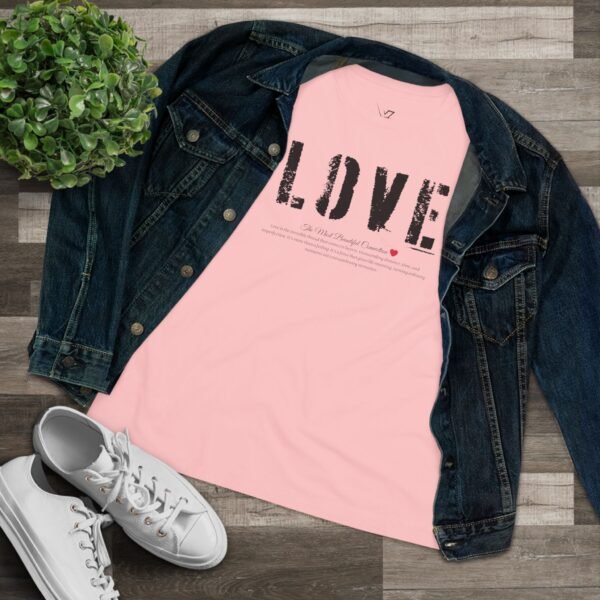 15597048250234604292_2048.jpeg Love Graphic Women's Cotton Tee, Casual Everyday Shirt, Perfect Gift for Valentine's Day, Self-Love, Birthday, Anniversary