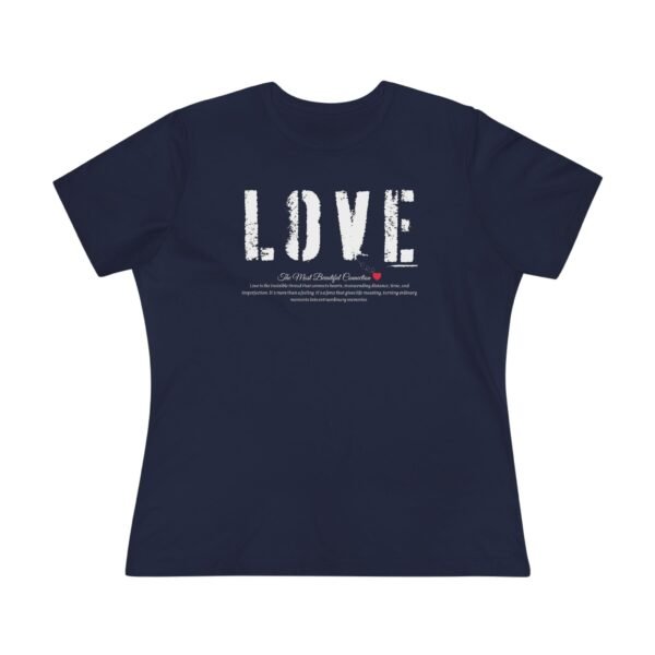 Love Statement Women's Cotton Tee,  Casual Everyday Wear, Gift for Her, Valentine's Day, Inspirational Shirt, Cute Graphic Tee