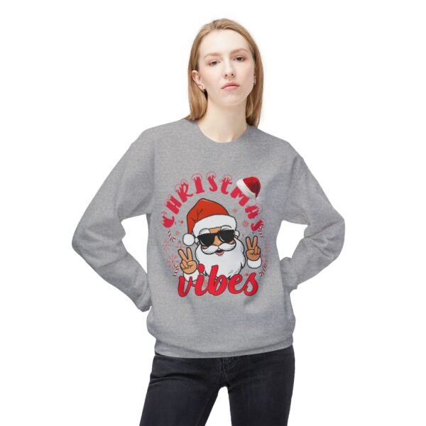 16415376660367951835_2048.jpeg Unisex Christmas Midweight Softstyle Fleece Crewneck Sweatshirt Vibes