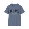 Hope Graphic Unisex Softstyle T-Shirt, Inspirational Apparel, Motivational Tee, Gift for Friends, Casual Wear, Everyday Comfort