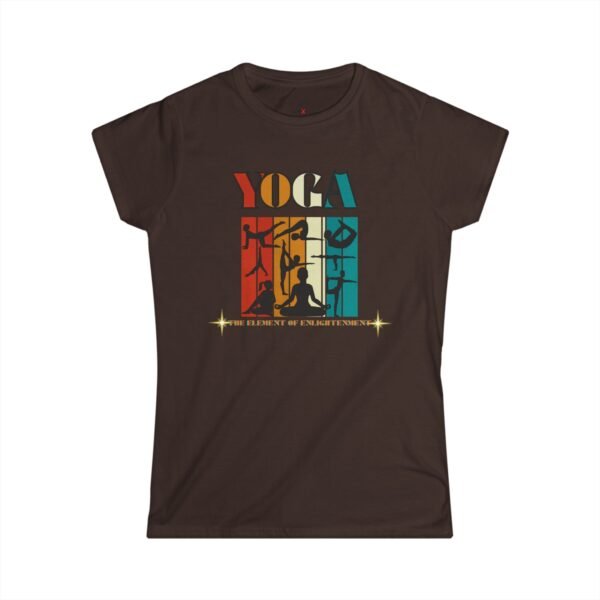 Yoga Women's Softstyle Tee, Comfortable Yoga Shirt, Fitness Apparel, Casual Wear, Mindfulness Gift, Active Lifestyle Top