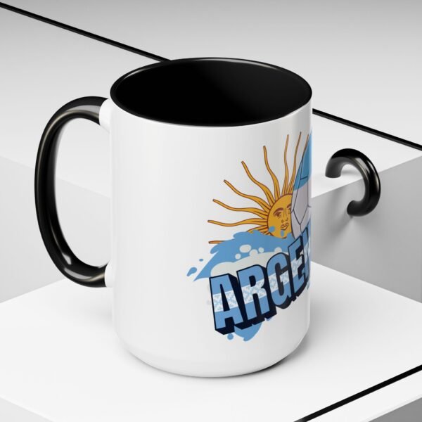 16831718914356576038_2048.jpeg Accent Argentina 2026 Coffee Mug, Ceramic Cup (11/15oz) , World Cup Gift, Argentina Pride, BPA-Free, Glossy Finish, Coffee Lovers, Tea Mug