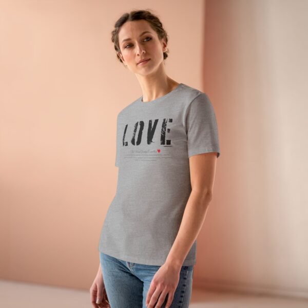 17299116827605113127_2048.jpeg Love Graphic Women's Cotton Tee, Casual Everyday Shirt, Perfect Gift for Valentine's Day, Self-Love, Birthday, Anniversary