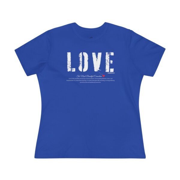 Love Statement Women's Cotton Tee,  Casual Everyday Wear, Gift for Her, Valentine's Day, Inspirational Shirt, Cute Graphic Tee