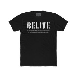 Inspirational Apparel, Classic Style, Unisex Short Sleeve Tee, Premium Soft Cotton, High-Quality Print, Holiday Outfit, Everyday Comfort