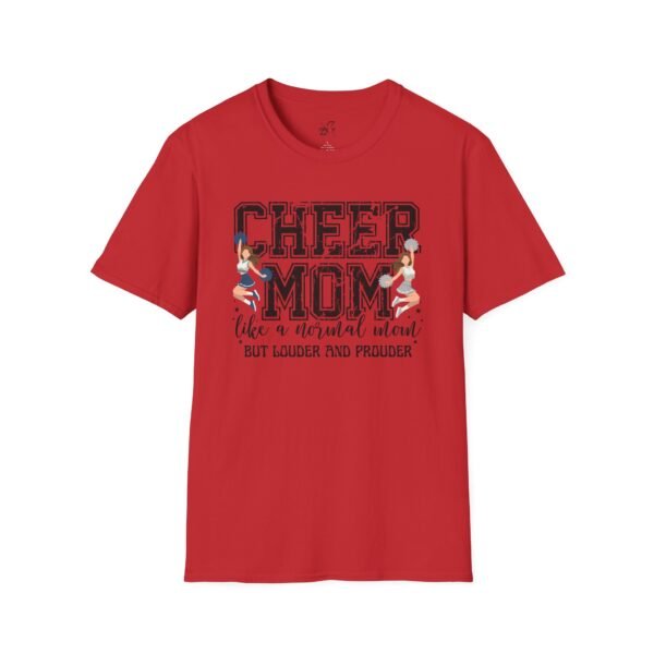 18117548624695624902_2048.jpeg Cheer Mom Softstyle T-Shirt, Loud and Proud Cheerleading Tee