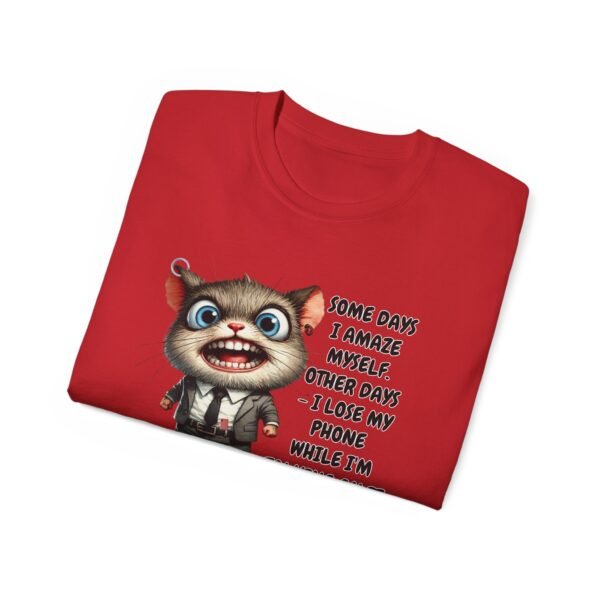 Funny Cat Graphic Tee for Cat Lovers, Humor T-Shirt, Unisex Gift, Casual Wear, Birthday Present, Pet Owner Apparel