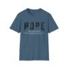 Hope Graphic Unisex Softstyle T-Shirt, Inspirational Apparel, Motivational Tee, Gift for Friends, Casual Wear, Everyday Comfort